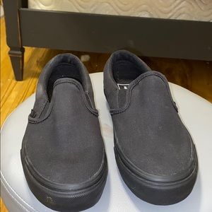 black ultra cushion vans!